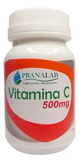 Envase de Vitamina c 500 mg x 30 capsulas pranalab
