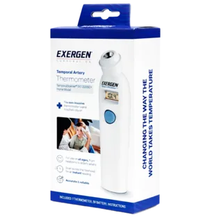 Envase de Termómetro arteria temporal exergen tat-2000c+ para bebés, niños y adultos