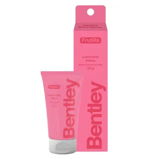 Envase de Bentley gel lubricante frutilla x 50 gr