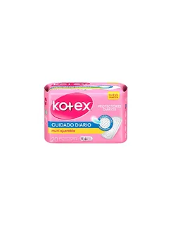 Envase de Kotex prot diario x 20 un