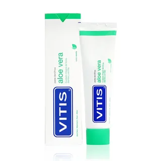 Envase de Vitis crema dental aloe vera x 100 gr