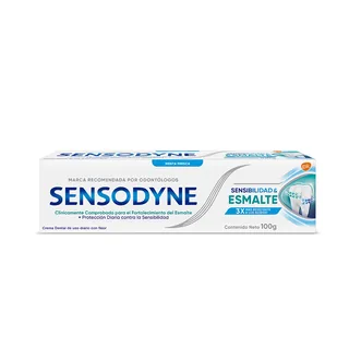 Envase de Crema dental sensibilidad & esmalte x 100 gr