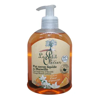 Envase de Jabon liquido de marsella flor de naranjo x 300 ml