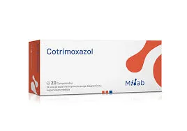 Envase de Cotrimoxazol 400mg + 80mg x 20 comprimidos