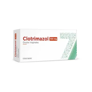 Envase de Clotrimazol 100mg x 6 ovulos