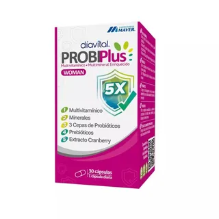 Envase de Diavital probiplus woman 30 comp