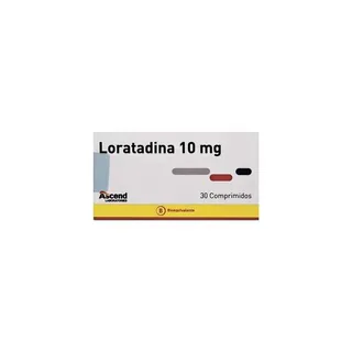 Envase de Loratadina 10 mg x 30 comprimidos