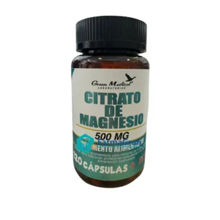 Envase de Citrato de magnesio 500 mg x 120 caps