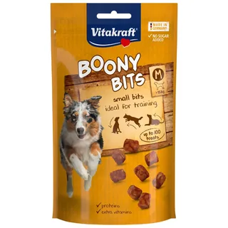 Envase de Vitafkraft beef boony bits vitakraft