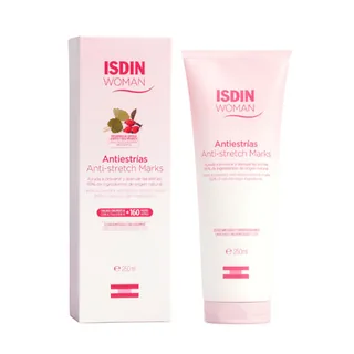 Envase de Isdin woman crema antiestrias x 250 ml woman