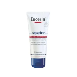 Envase de Eucerin aquaphor ointment rep x 49gr